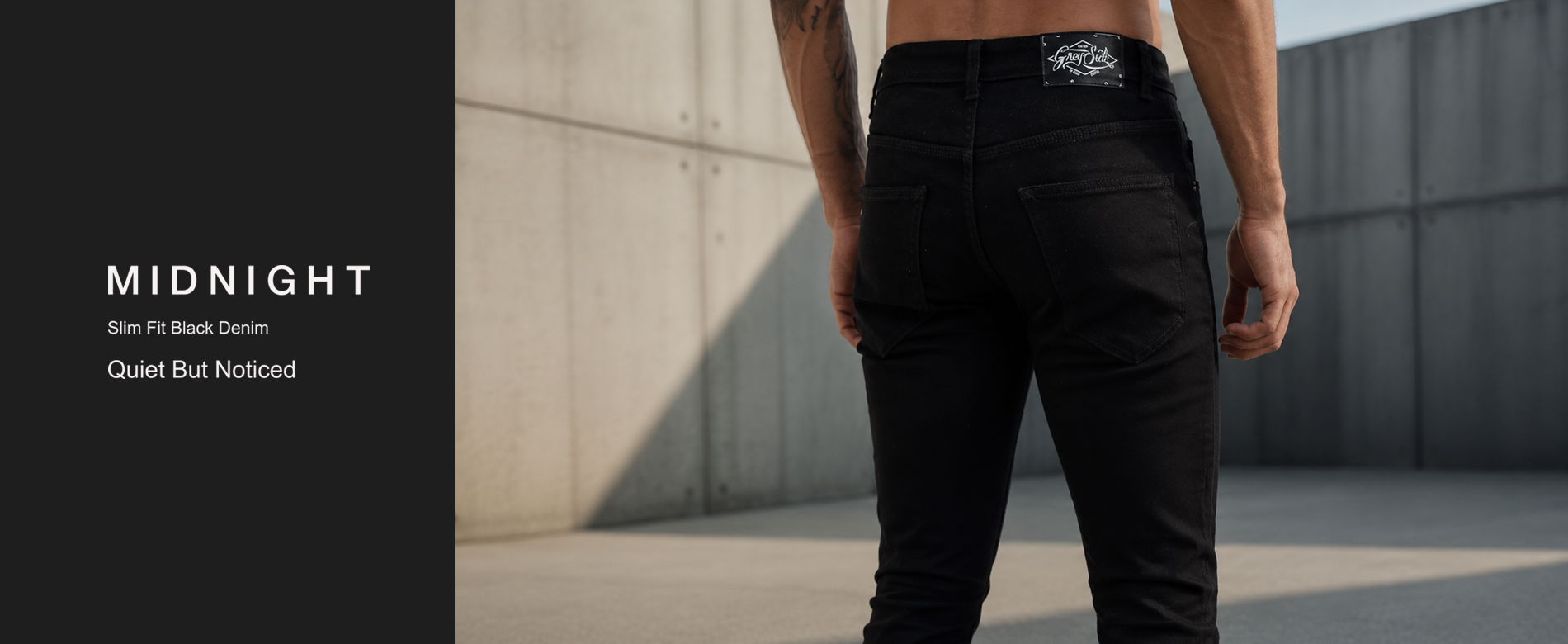 Grey Side Denim